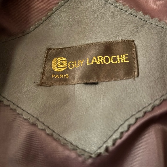 Guy Laroche vintage 80’s leather coat - Picture 2 of 10